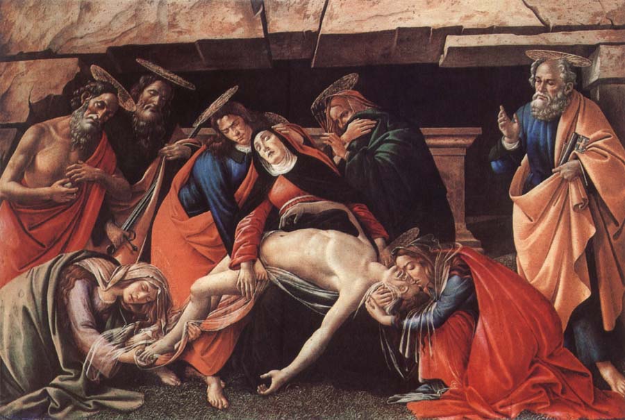 Lamentation over the Dead Christ with Saints